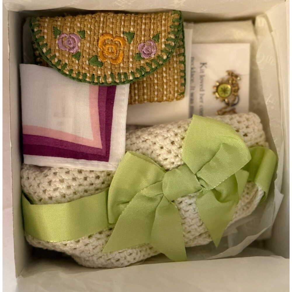 American Girl Kit Kittredge Classic Meet Accessories Set Hat Necklace New in Box